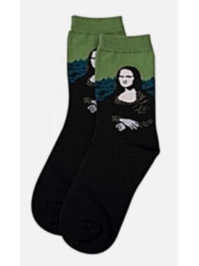 Mona Lisa by da Vinci, Women Crew Socks